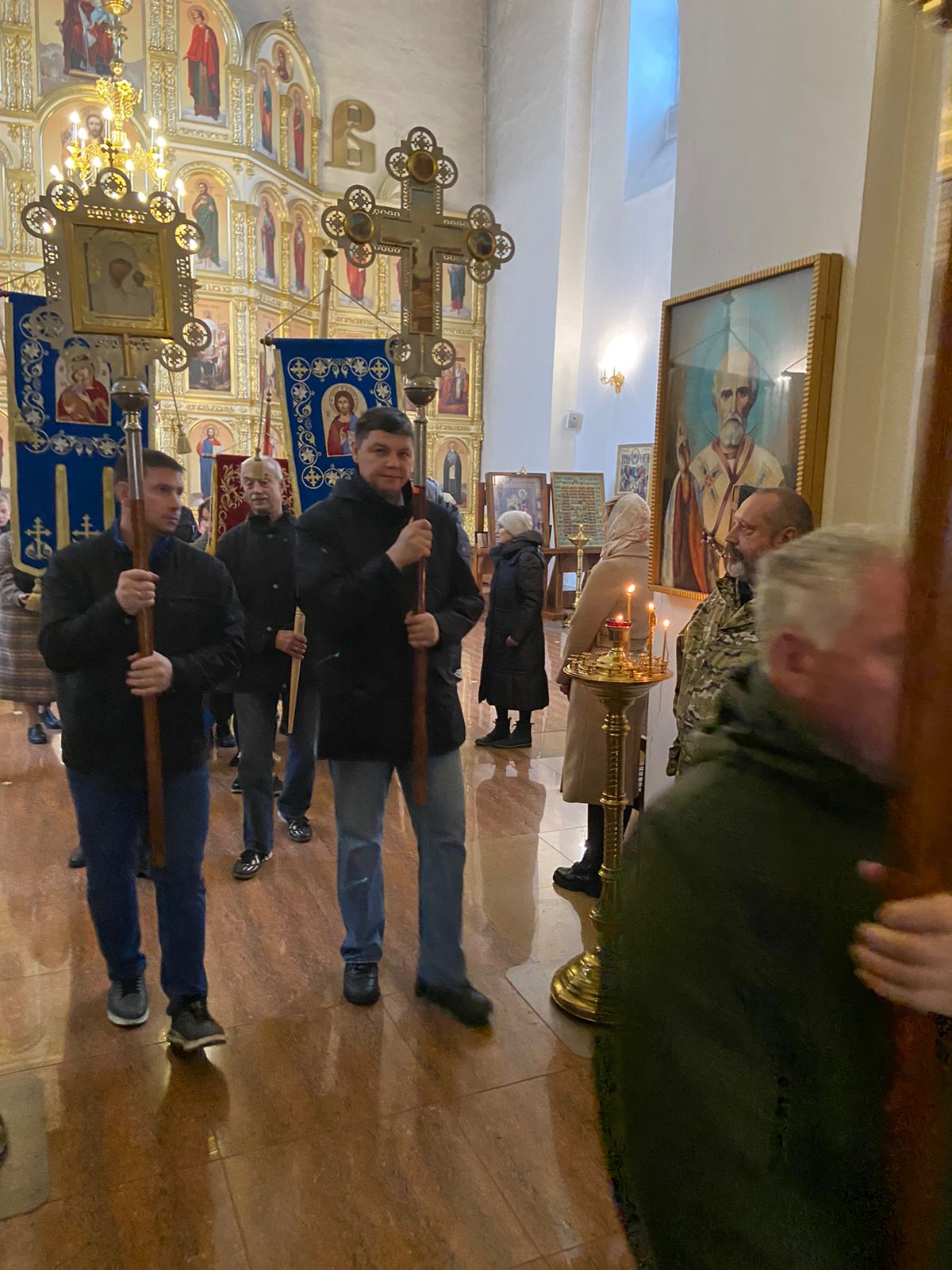 Празднование памяти св. бесср и чуд. Космы и Дамиана Асийских в Знаменском храме г. Щелково